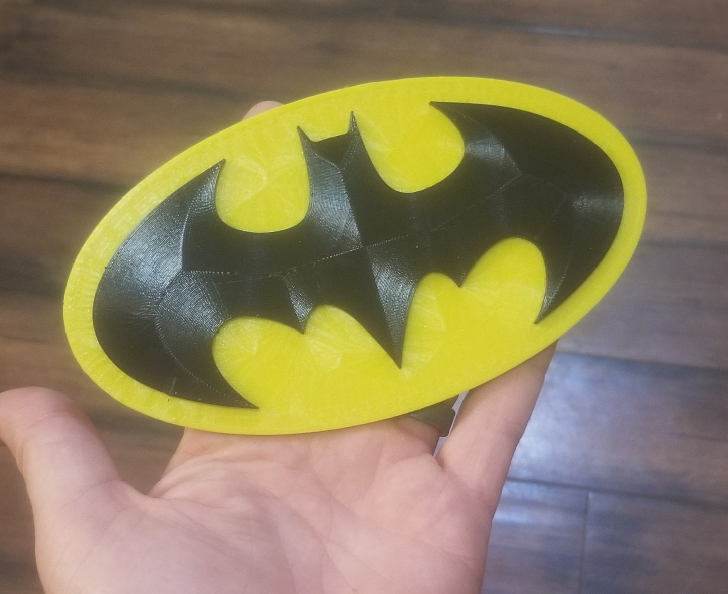 Batman symbol cake topper